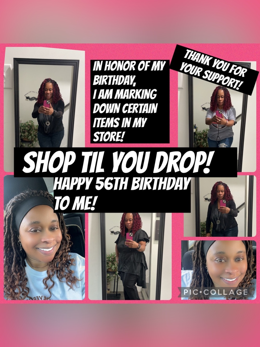 **Do not buy from this post! 56th Birthday Sale Party - Shop discount prices!